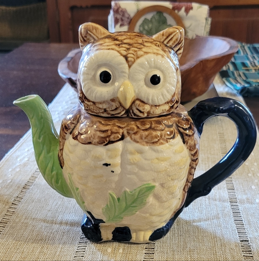 Vintage Owl Teapot/Coffee Pot Moriyama Japan